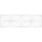 Ekena Millwork Set of Four Panels for 94 1/2"W x 28 1/4"H Otis Fretwork Wainscot Wall Paneling WPKP14X01X47OTS - alternate 4